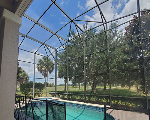 Pool Enclosure Cleaning